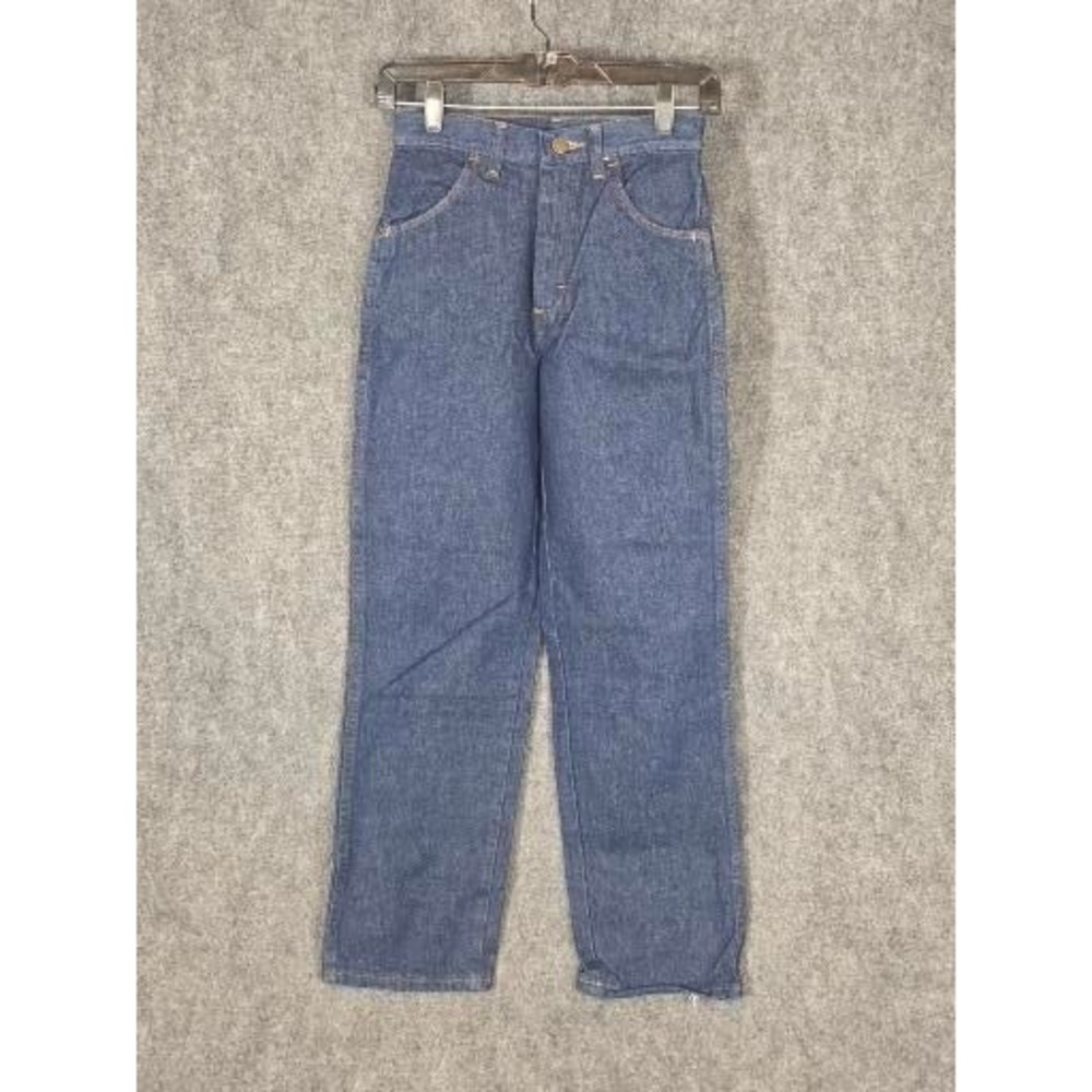 Rustler Womens Sz 14 Slim Relaxed Fit Blue Denim Jeans Pants Casual Work Classic